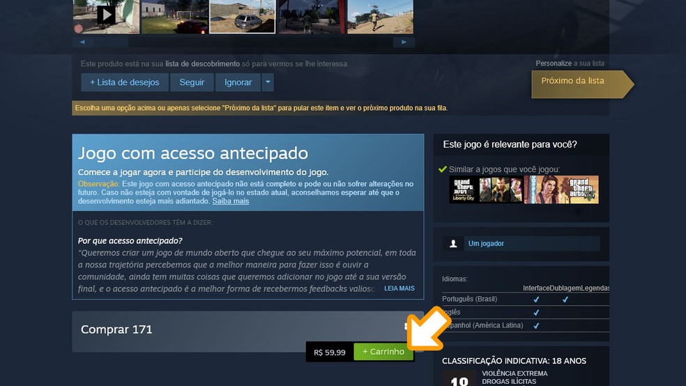 171, GTA brasileiro, é Top 3 no Steam em meio a acusações; entenda o caso
