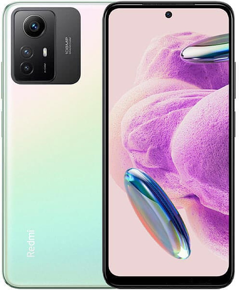 Design do Redmi Note 12S dá destaque ao conjunto de câmeras — Foto: Divulgação/Xiaomi