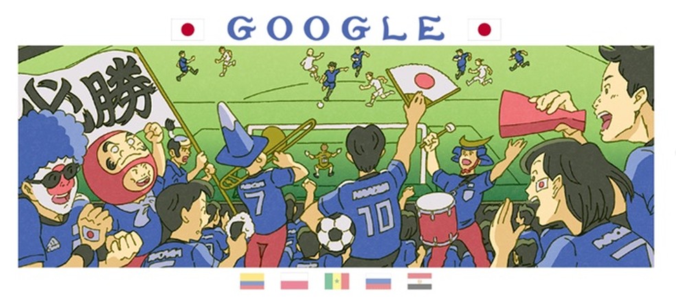 Copa do Mundo 2018: sexto dia do mundial ganha Doodles do Google