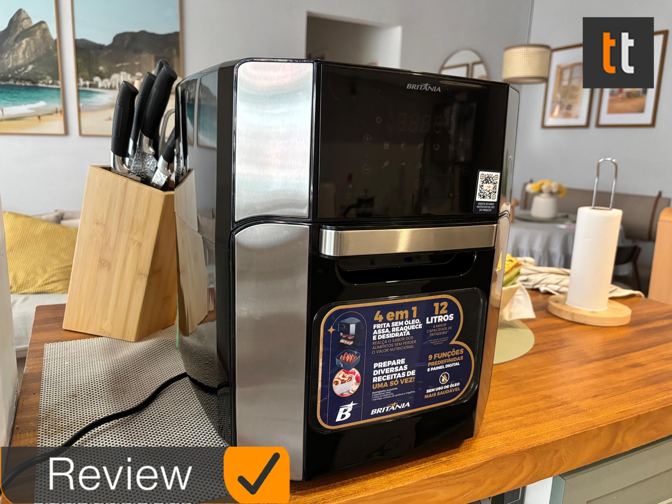 Air fryer Britânia 4 em 1 se destaca pela praticidade e baixo preço; review