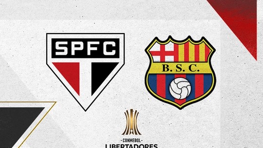 São Paulo x Barcelona de Guayaquil ao vivo: veja onde assistir à Libertadores