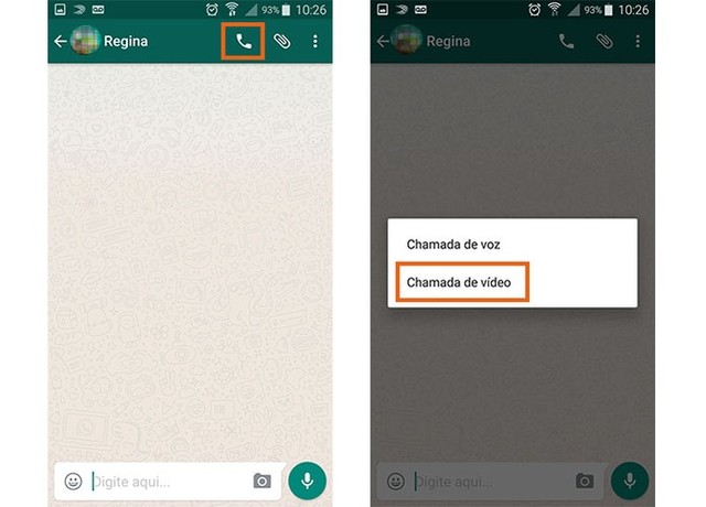 Como fazer chamada de vídeo no WhatsApp para celular Android