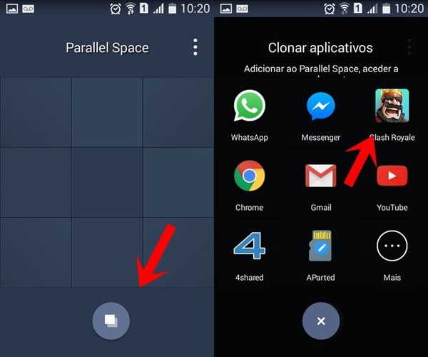 Como usar o Parallel Space e alternar contas de jogos do Android