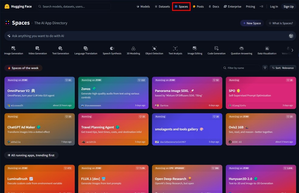  Reprodução/Hugging Face