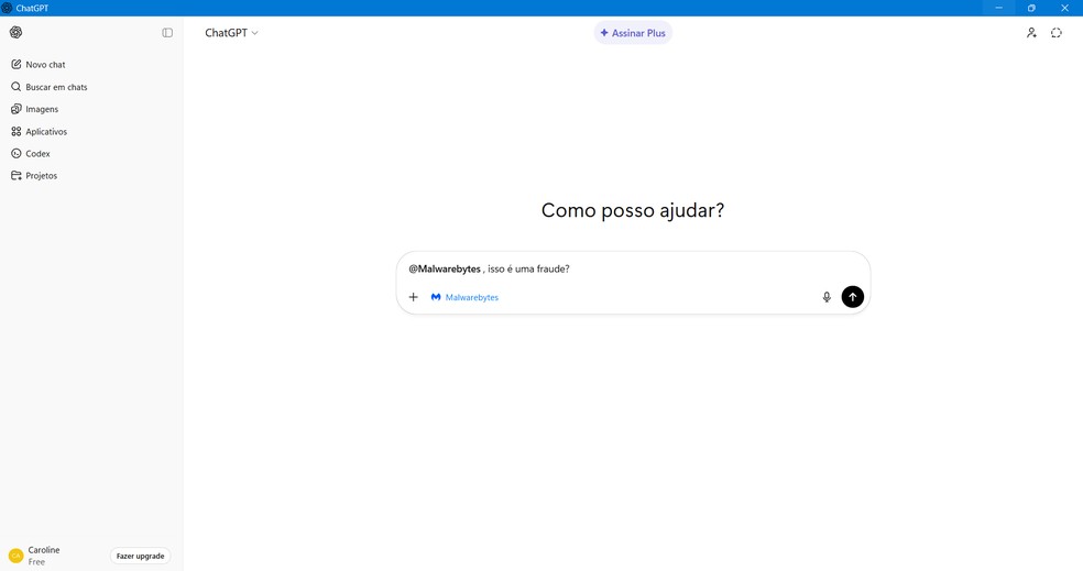 Reprodução/Caroline Silvestre