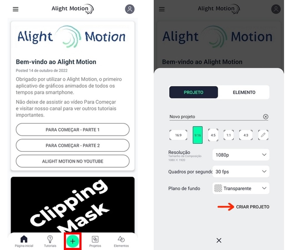 Como usar o Alight Motion para editar vídeos no celular