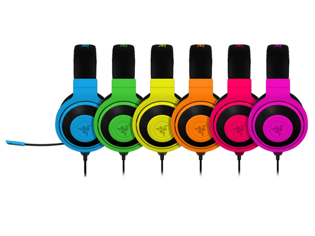 Razer anuncia headphones e headsets da série Kraken em cores vibrantes