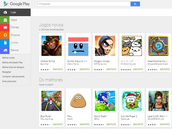 Promoção na Play Store: 56 jogos e apps pagos estão