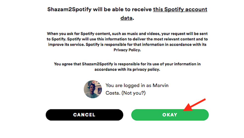 Como criar playlists no Spotify com músicas reconhecidas no Shazam