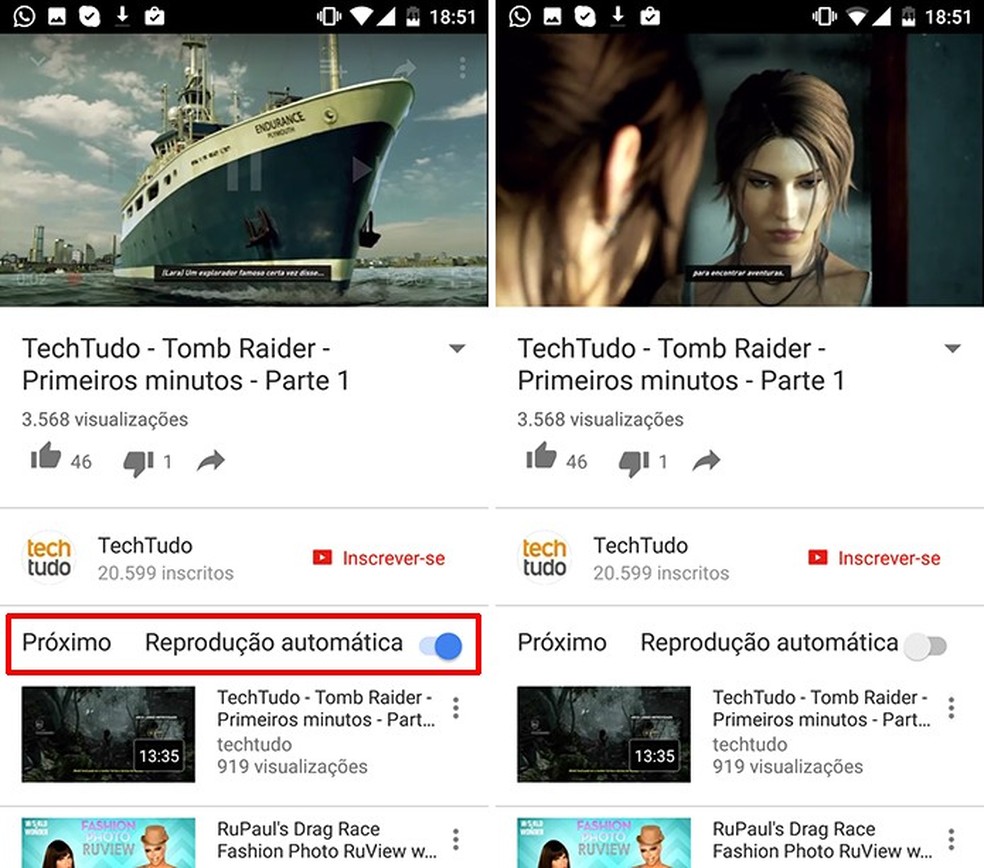Como desativar a reprodução automática de vídeos no YouTube para Android