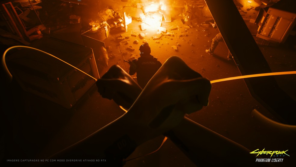 Jogabilidade de Cyberpunk 2077: Phantom Liberty é similar ao jogo original — Foto: Divulgação/CDPR