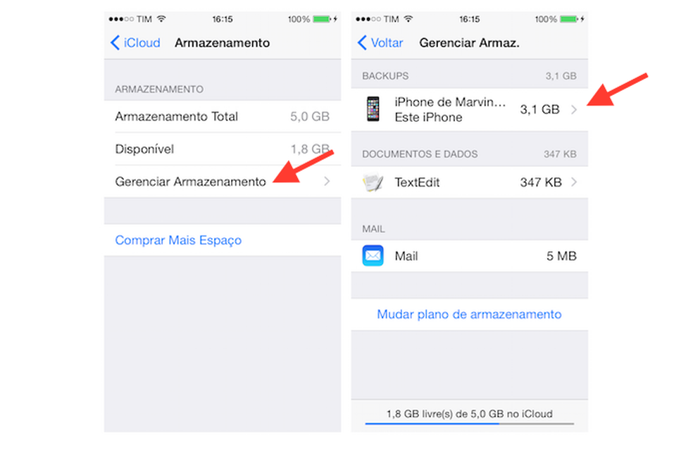 Como fazer backup de apenas um programa no iPhone?