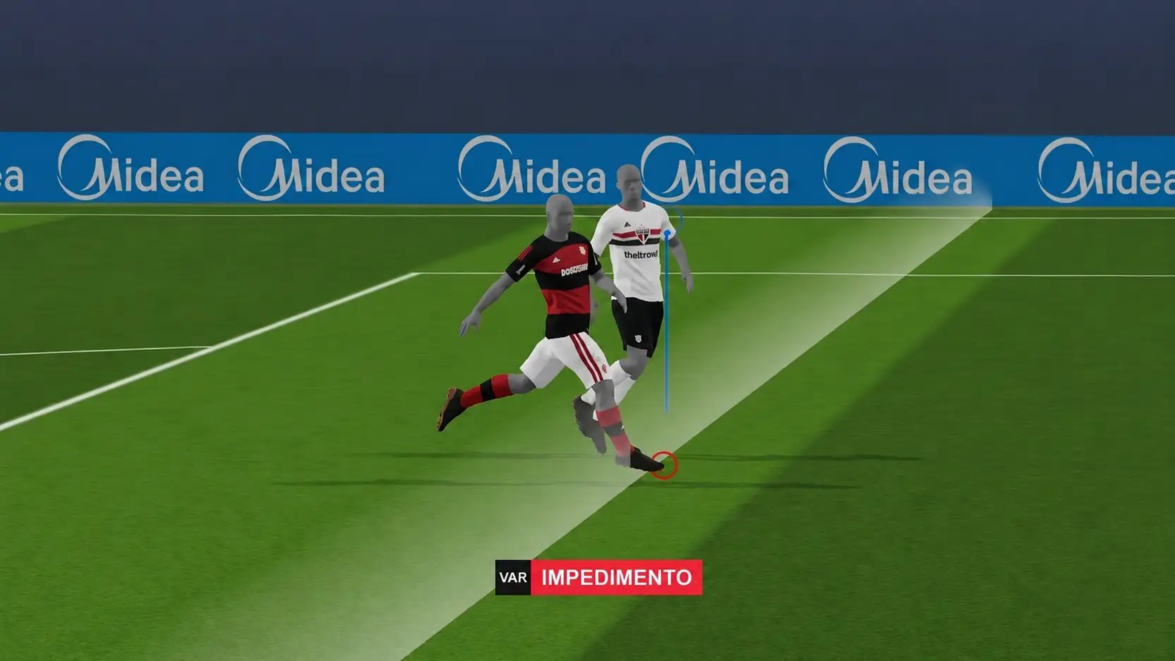 Impedimento semiautomático é preciso? Tecnologia gera polêmica no Brasileirão