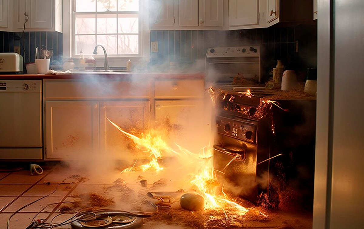 Viral mostra fogão explodindo ao ligar; veja vídeo e como evitar problema