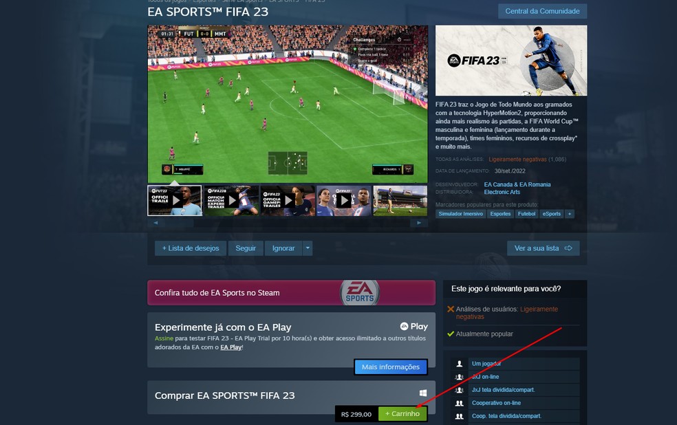Baixar a última versão do FIFA 22 para PC grátis em Português no