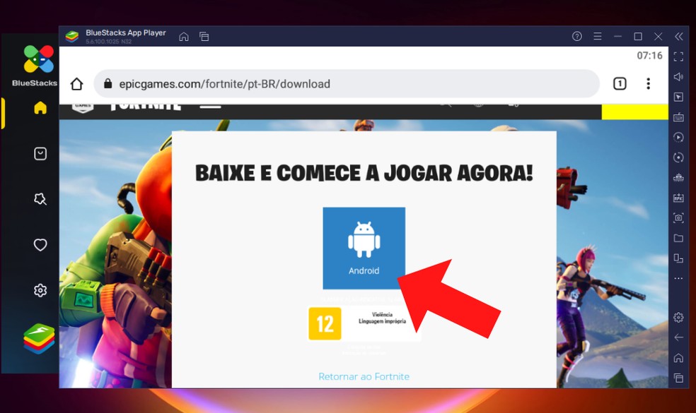 Como jogar Fortnite Mobile no PC com o emulador Bluestacks