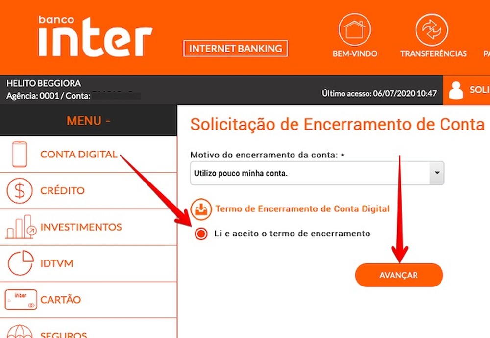 Como Excluir A Conta Do Inter