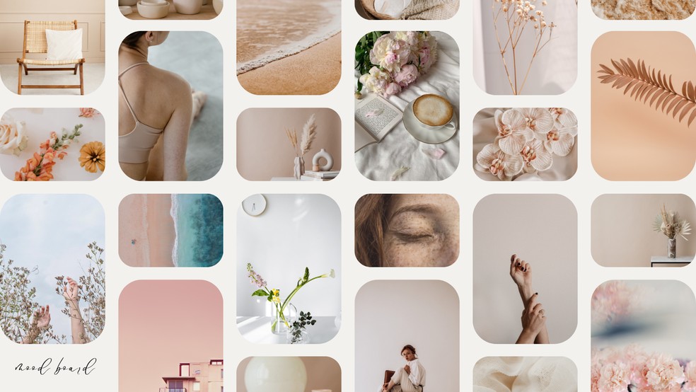 Como fazer moodboard gratuitamente no Canva — Foto: Reprodução/Canva