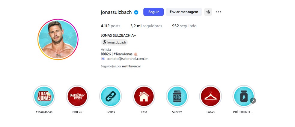  Reprodução/Instagram