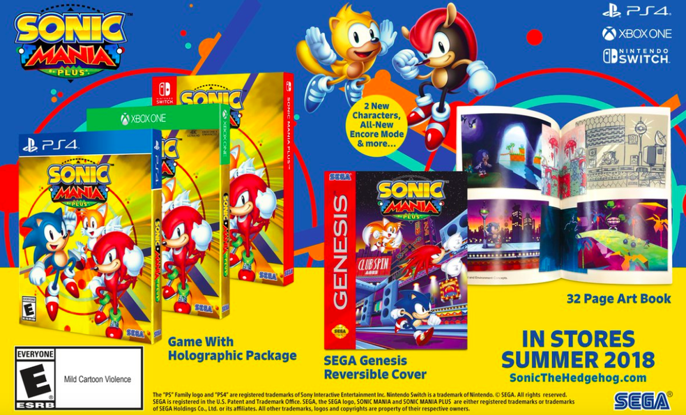 Sonic Mania PS4 + DLC (US), PS4