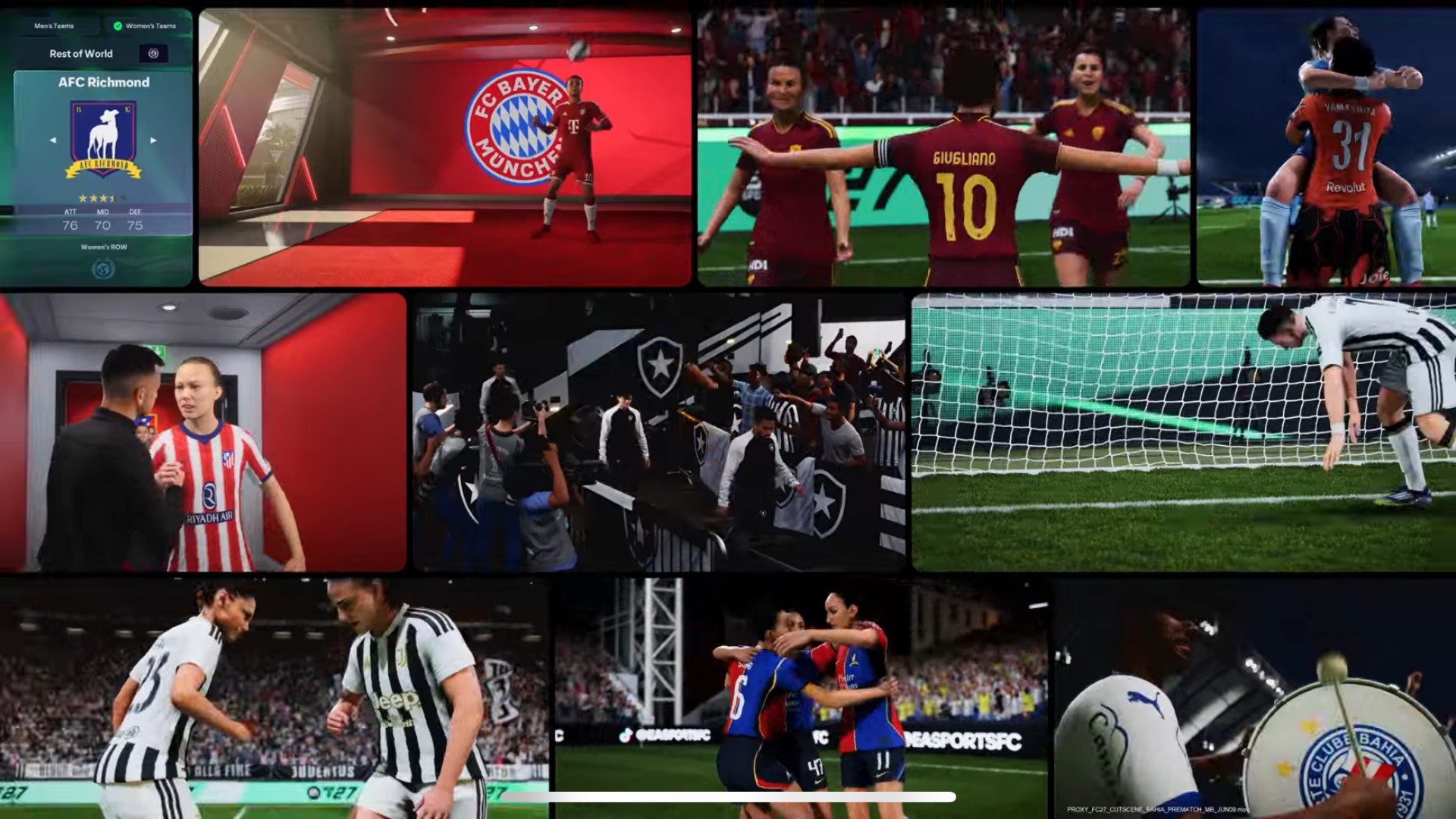 EA FC 27: Botafogo aparece em trailer do game e acende esperança para o Brasileirão