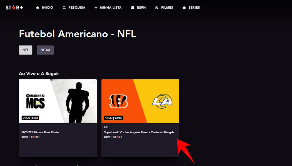Jogos de hoje na NFL: veja onde assistir ao vivo e horário das