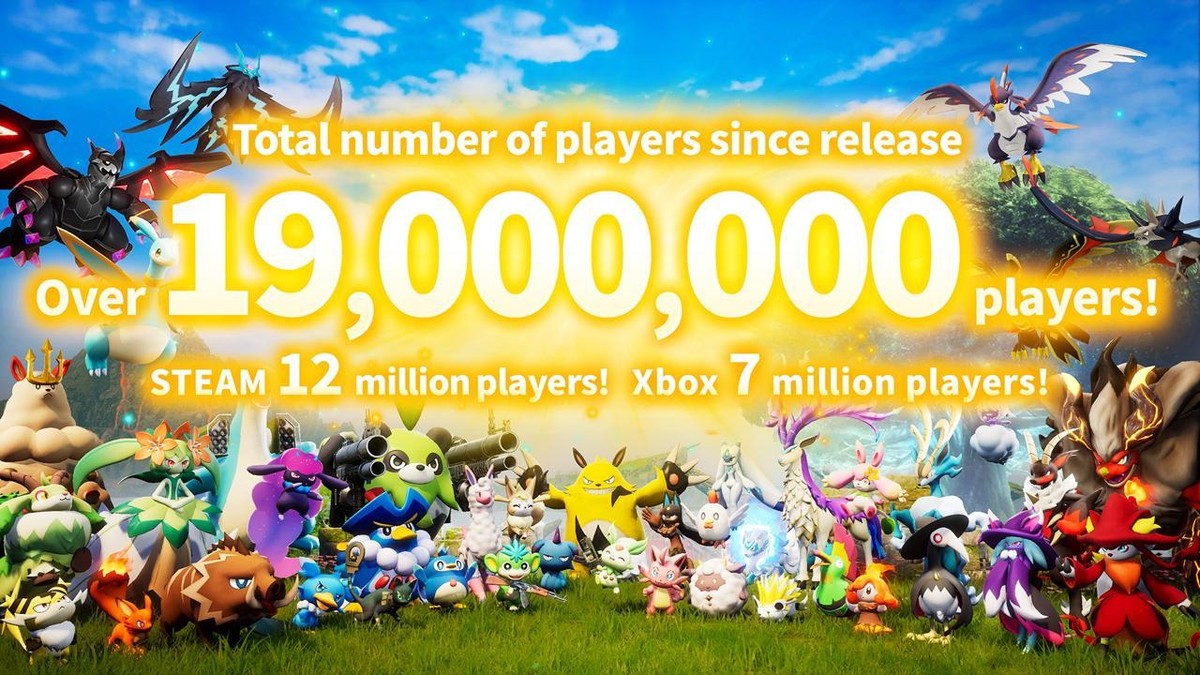 Palworld reaches 12 million sales on Steam and breaks a new record;  paying off