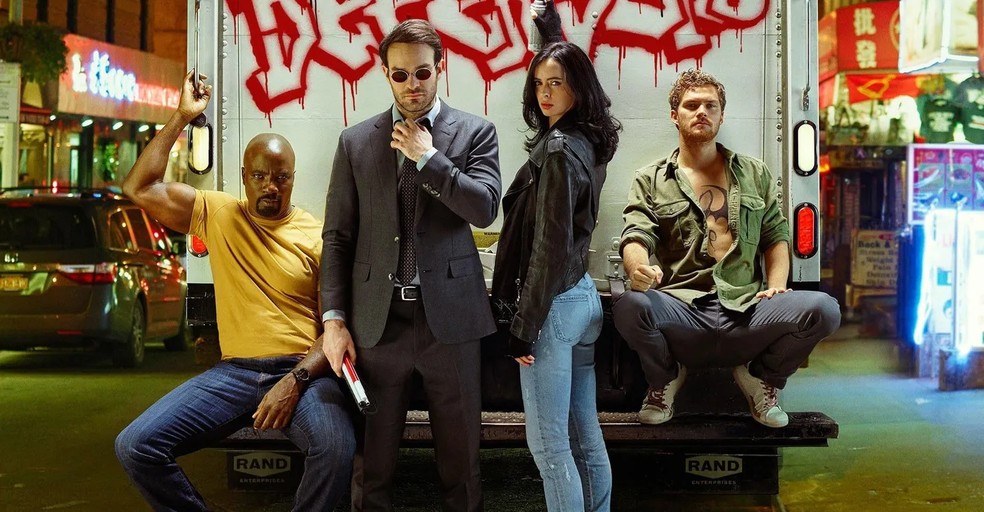 Os Defensores reúne todos os heróis urbanos da Marvel adaptados pela Netflix — Foto: Reprodução/IMDb