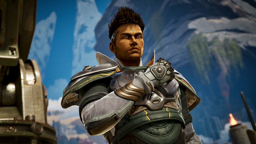 Em Highguard, Atticus tem poderes ligados a eletricidade — Foto: Reprodução/Highguard via YouTube