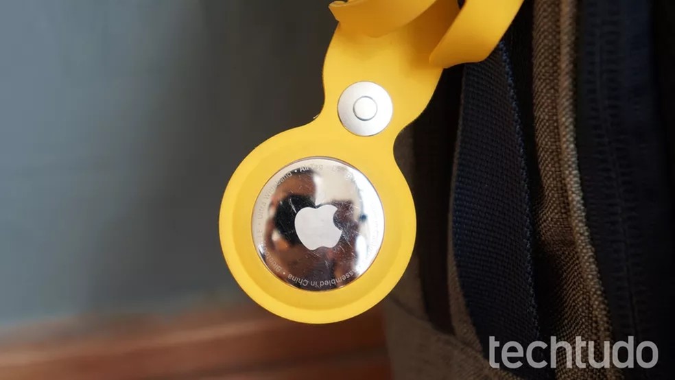 Apple Air Tag funciona com NFC — Foto: Thássius Veloso/TechTudo