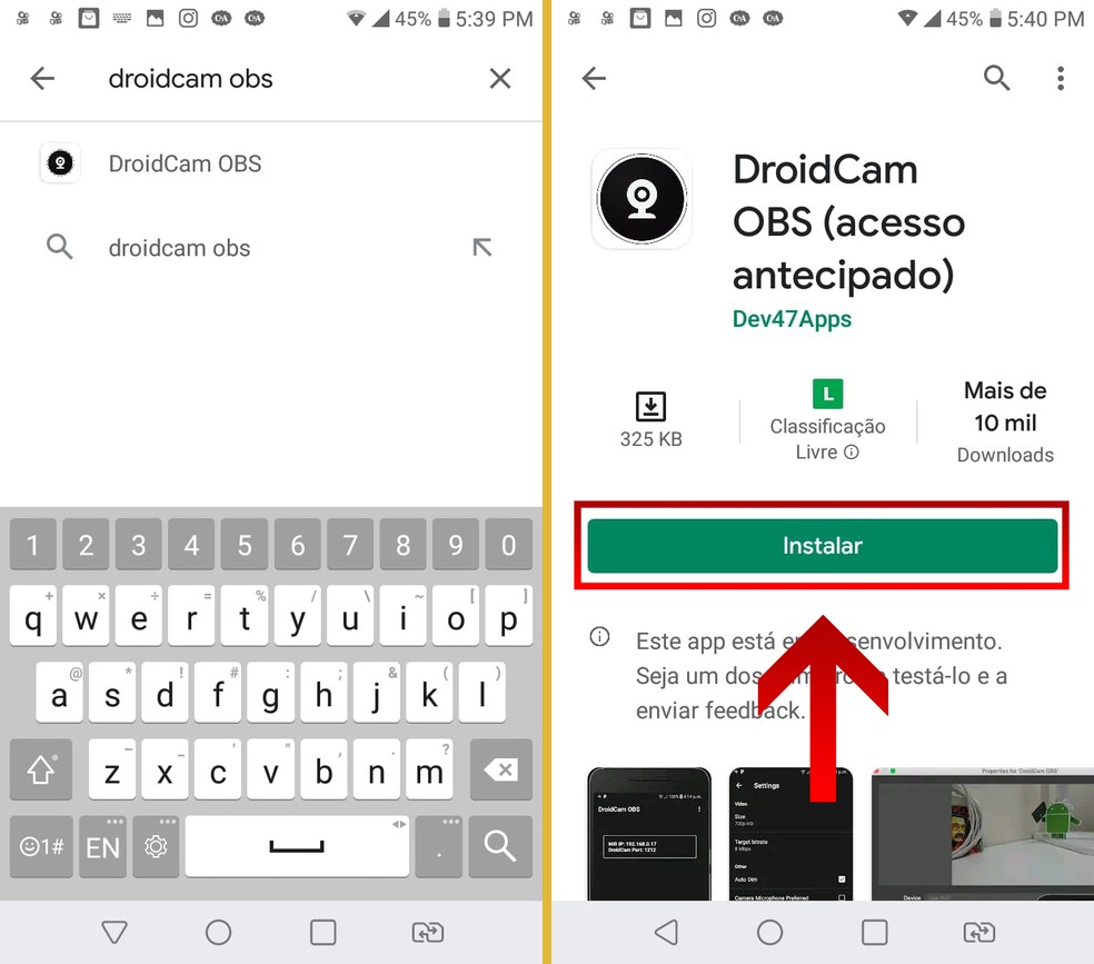 Como usar o OBS Studio em celulares Android e gravar a tela