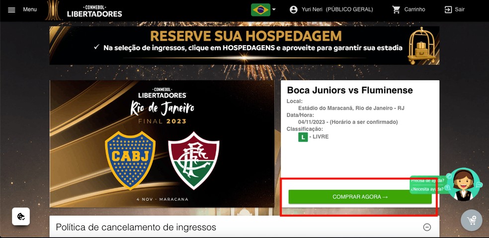 Fluminense x Boca Juniors: horário da final da Libertadores é confirmado
