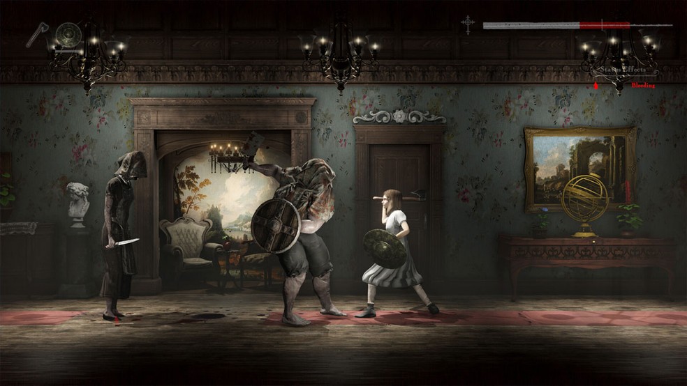 Withering Rooms é um game de terror que começa como tantos outros, mas surpreende ao dar ferramentas para jogadores enfrentarem seus monstros — Foto: Reprodução/Steam