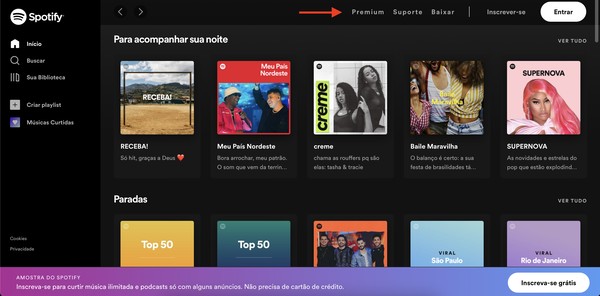 Spotify Premium está grátis por 3 meses para novos usuários; saiba resgatar