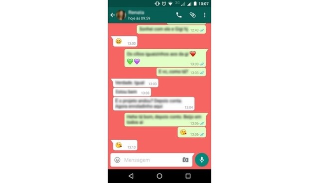Como alterar a cor de fundo do WhatsApp no Android