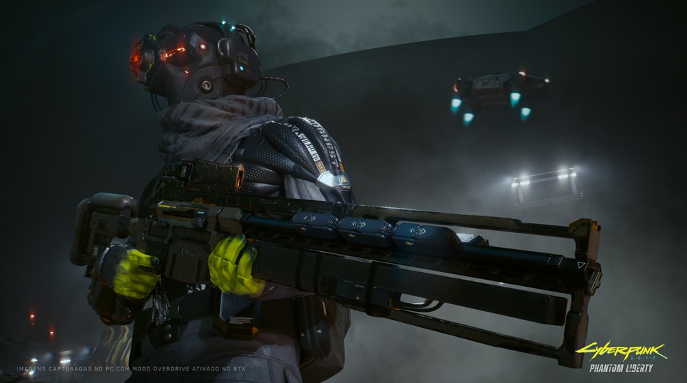 Novas armas também estão em Cyberpunk 2077: Phantom Liberty — Foto: Divulgação/CDPR
