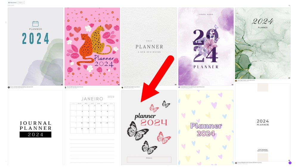 Planner 2024 para imprimir: como fazer agenda personalizada no Canva