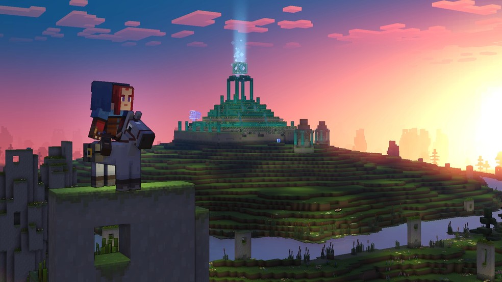 Amigos 'dão vida' à cidade de Santos no jogo on-line Minecraft