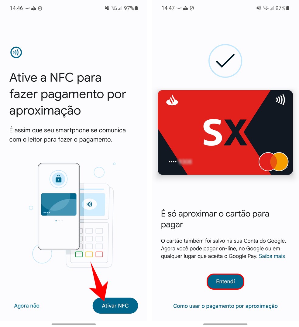 Veja como ativar NFC para fazer pagamento com o celular — Foto: Reprodução/Rodrigo Fernandes