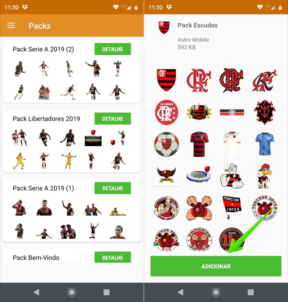 Figurinhas Whatsapp Flamengo