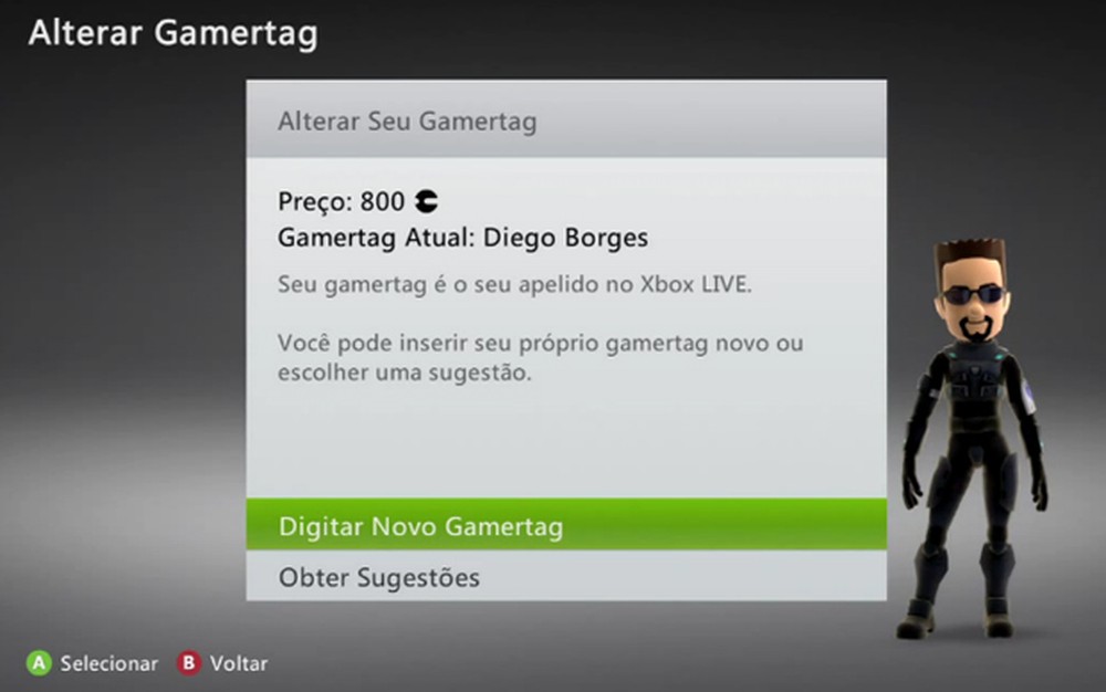 Como alterar sua Gamertag no Xbox 360