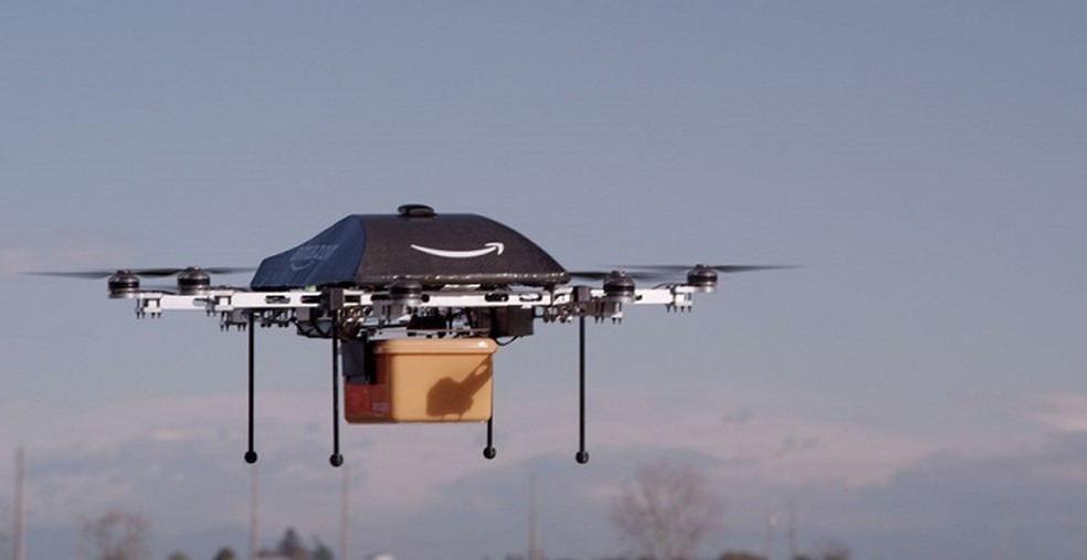 Drones realizar o entregas da Amazon mas servi o ainda est em testes