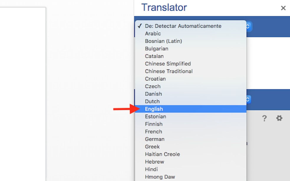 Como instalar e usar o tradutor de texto no Word Online