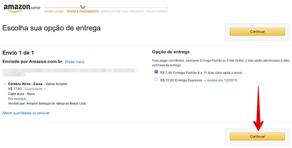 Como comprar produtos vendidos e entregues pela Amazon Brasil
