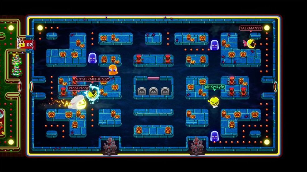 Pac-Man Mega Tunnel Battle: Chomp Champs é o mais novo Battle Royale com o herói comilão da Namco Bandai — Foto: Reprodução/Steam