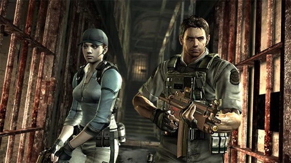 Jill e Chris terão suas roupas da B.S.A.A. como bônus em Resident Evil HD Remaster — Foto: Reprodução/PlayStation LifeStyle