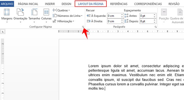 Como alinhar um texto no Word