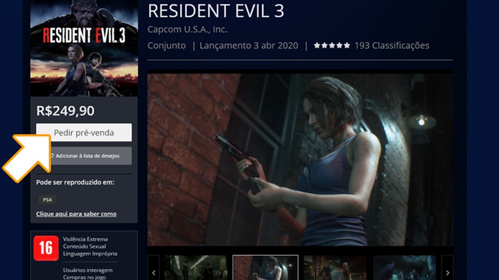  Resident Evil 3 - PlayStation 4 : Capcom U S A Inc