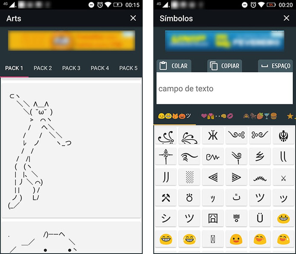 Letras diferentes e símbolos – Apps no Google Play