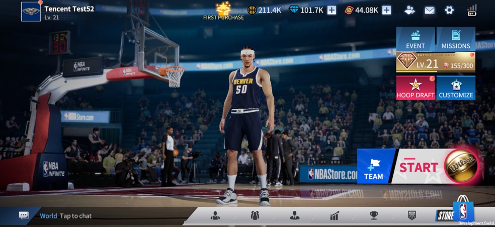 O tutorial apresenta as funções do menu do NBA Infinite — Foto: Reprodução/TechTudo
